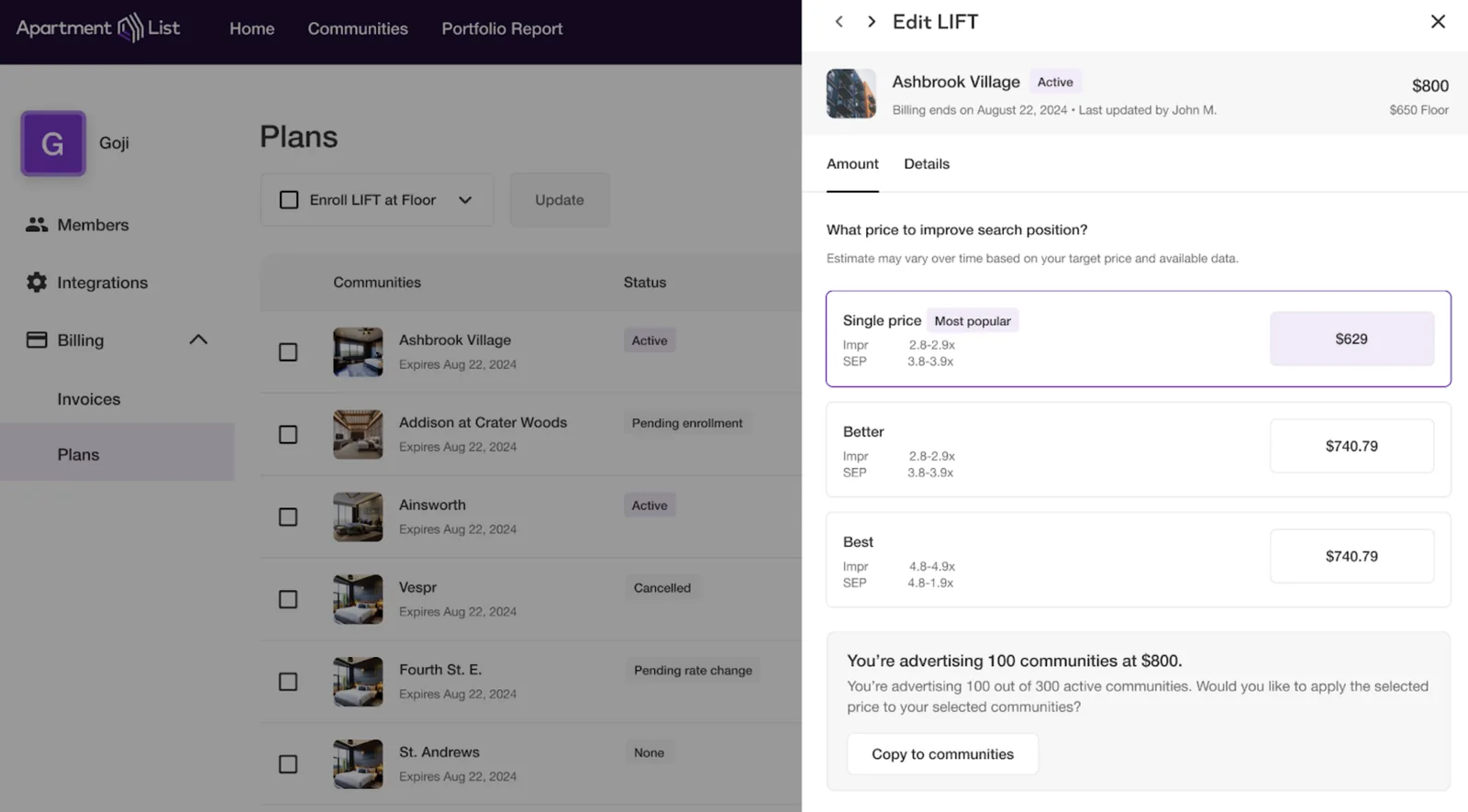 Standalone bulk upgrade flow.